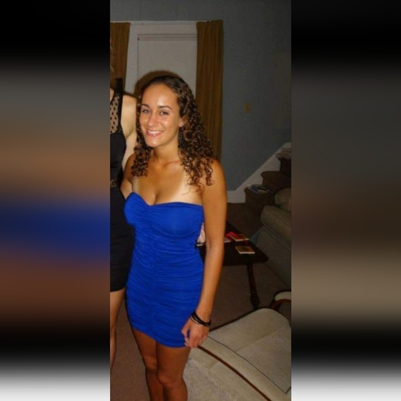 Forever 21 Blue Lace Bodycon mini dress - Picture 4 of 4